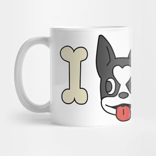 I Heart Boston Terriers Mug